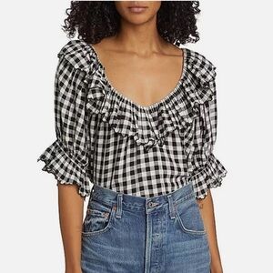 Doen Black Graham Samara top Large